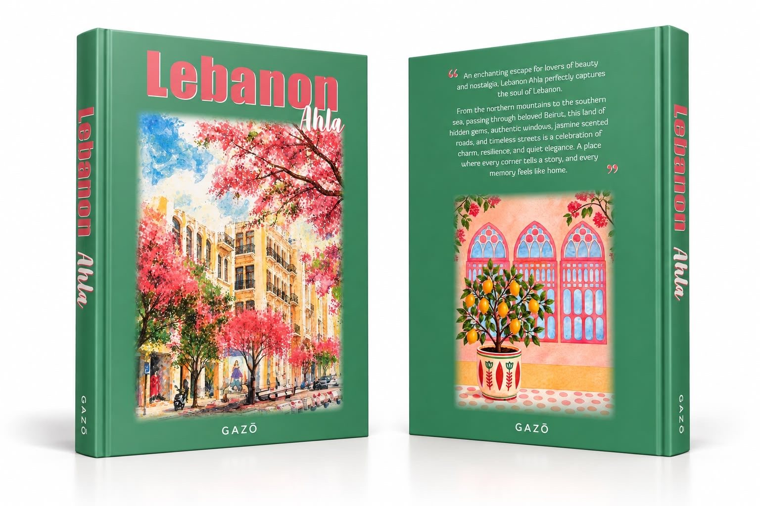Front and back covers of Lebanon Ahla
